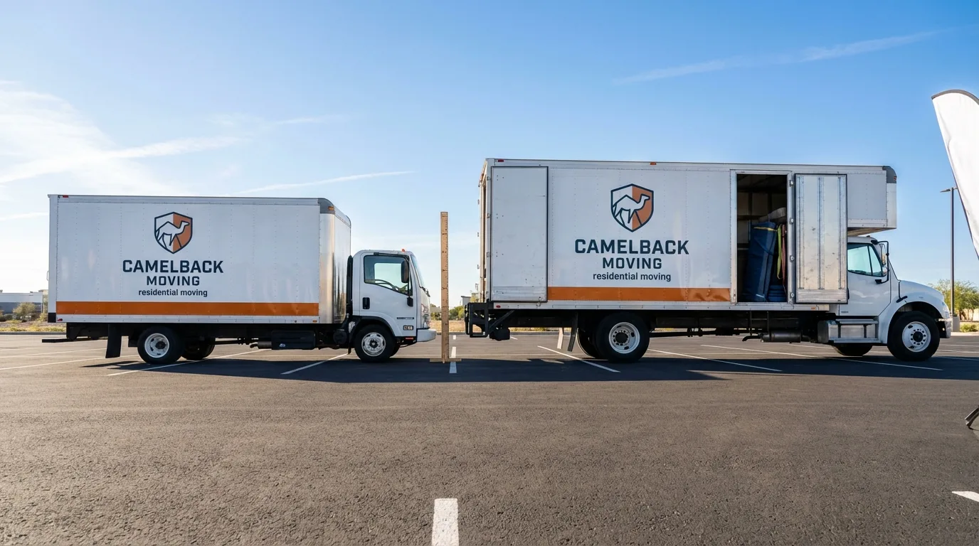 Moving truck size capacity guide in Meeker